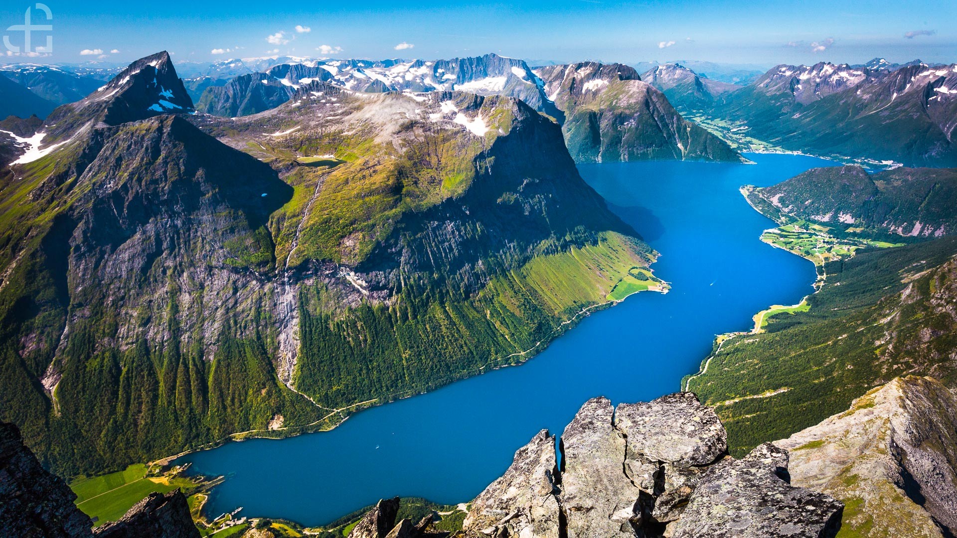 Fiord w Norwegii