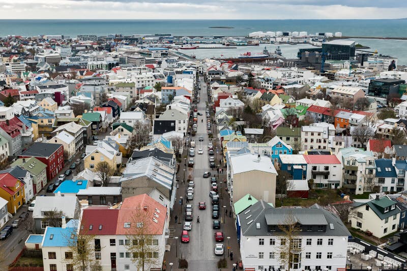 Reykjavik - widok na miasto